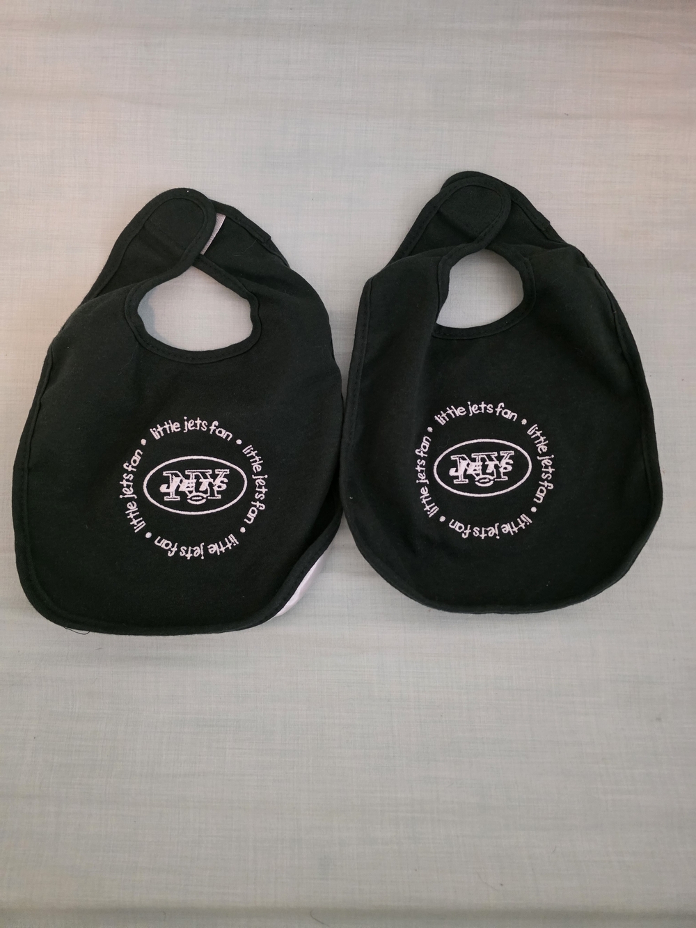 Baby Fanatic Green NY JETS Baby Bib Set